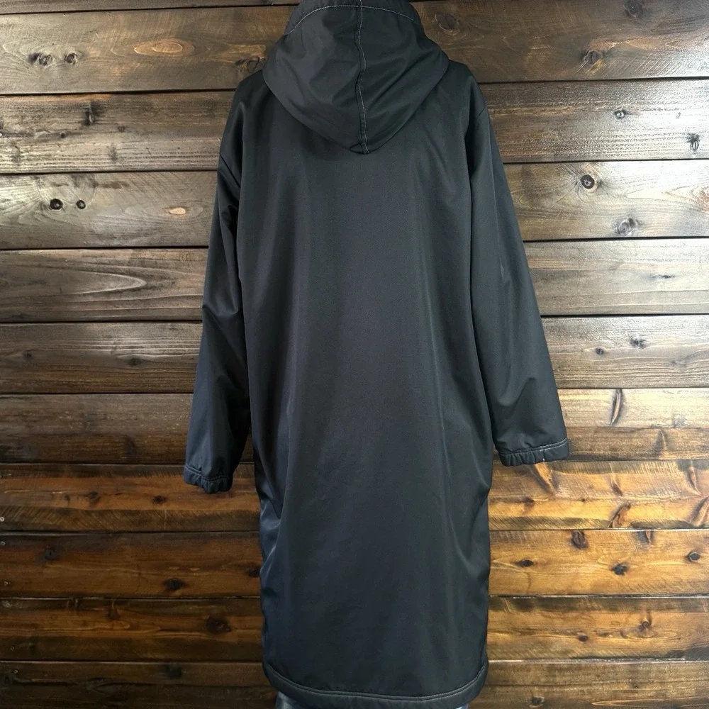 Speedo Hooded Fleece Lined Swim Team Parka Unisex Adult Swim Jacket Coverup Sz S
